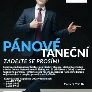 Základní taneční kurz - nábor chlapců